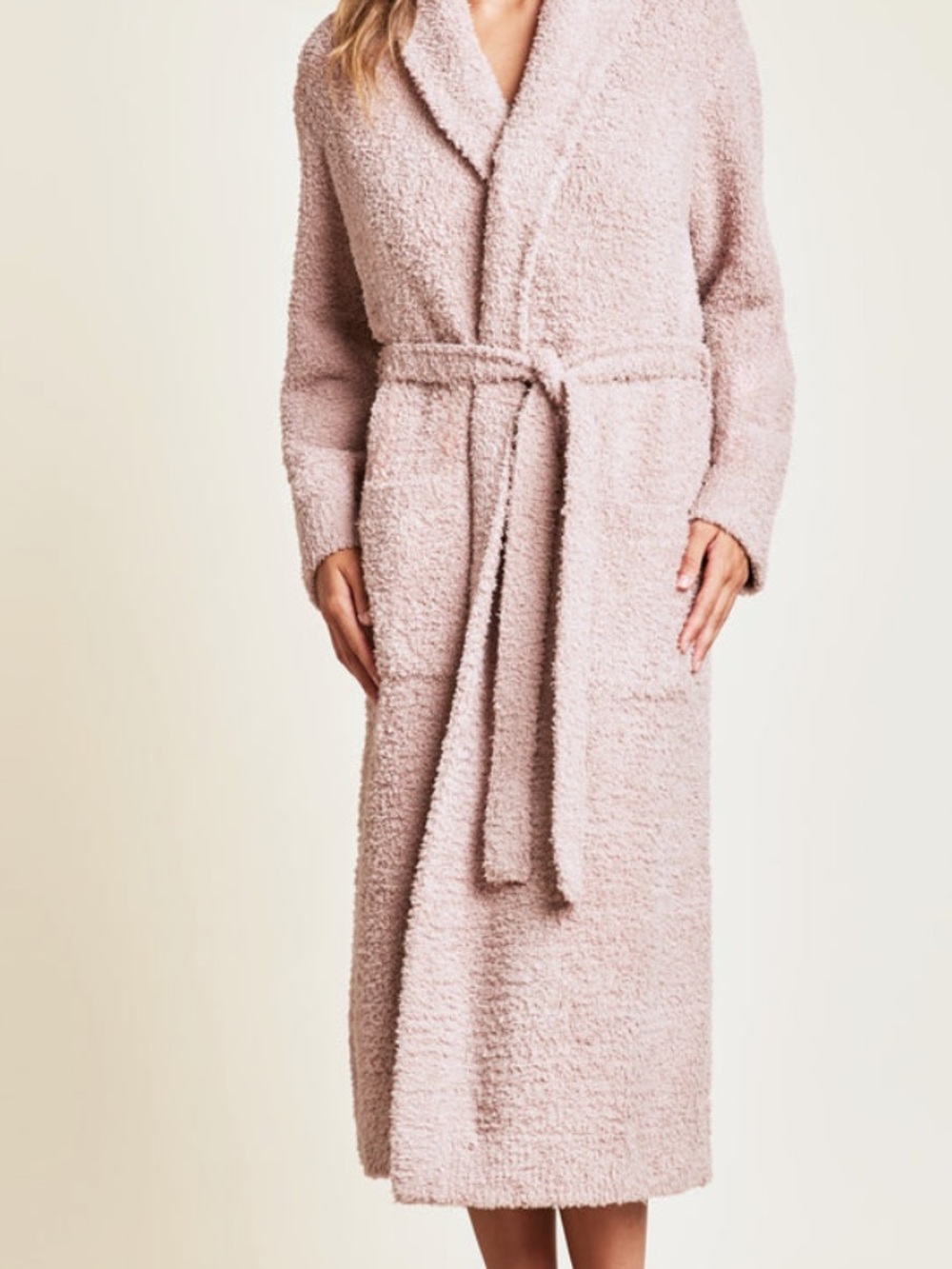 Barefoot Dreams Long Robe - Dusty Rose